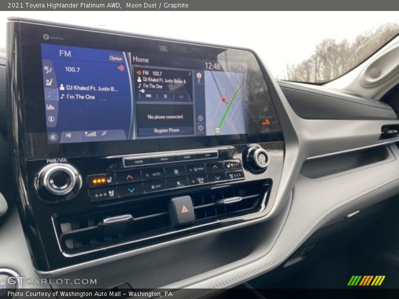 Moon Dust / Graphite 2021 Toyota Highlander Platinum AWD