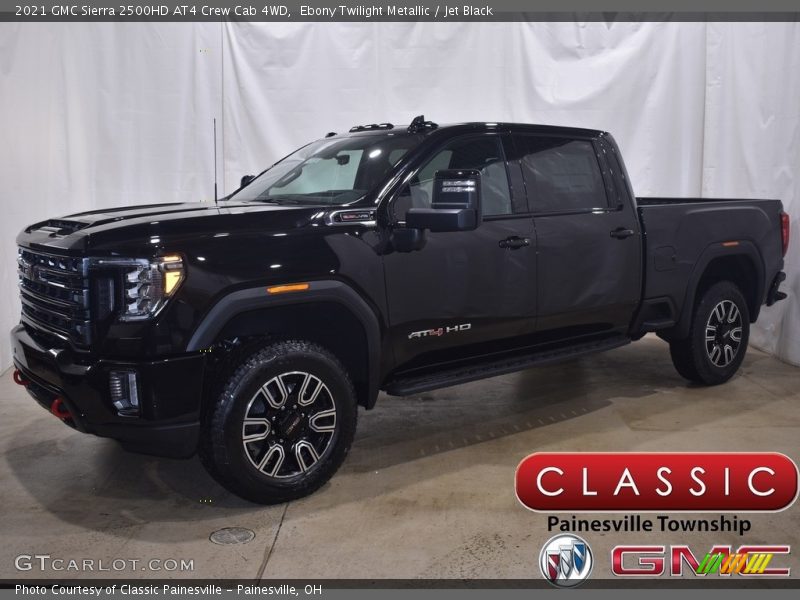 Ebony Twilight Metallic / Jet Black 2021 GMC Sierra 2500HD AT4 Crew Cab 4WD