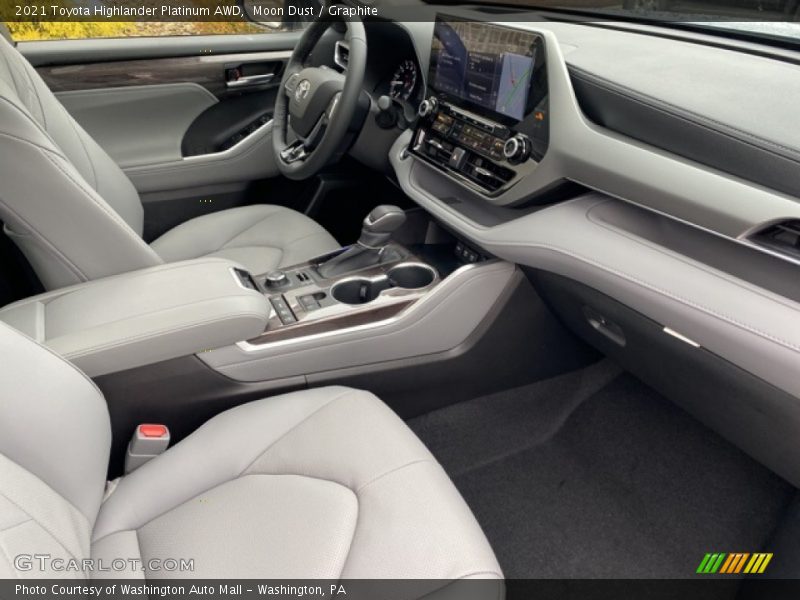 Moon Dust / Graphite 2021 Toyota Highlander Platinum AWD