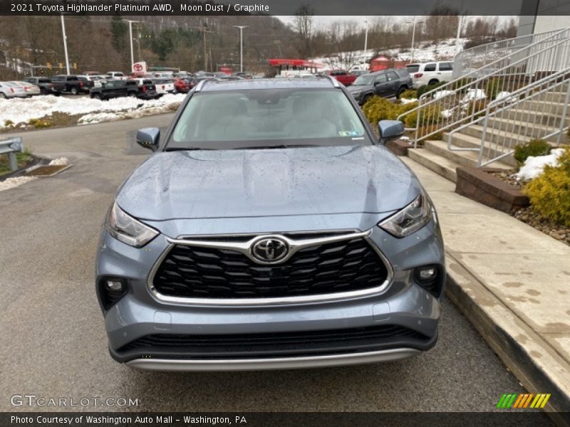 Moon Dust / Graphite 2021 Toyota Highlander Platinum AWD