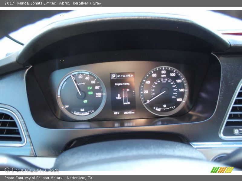  2017 Sonata Limited Hybrid Limited Hybrid Gauges