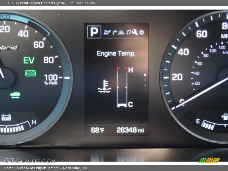  2017 Sonata Limited Hybrid Limited Hybrid Gauges