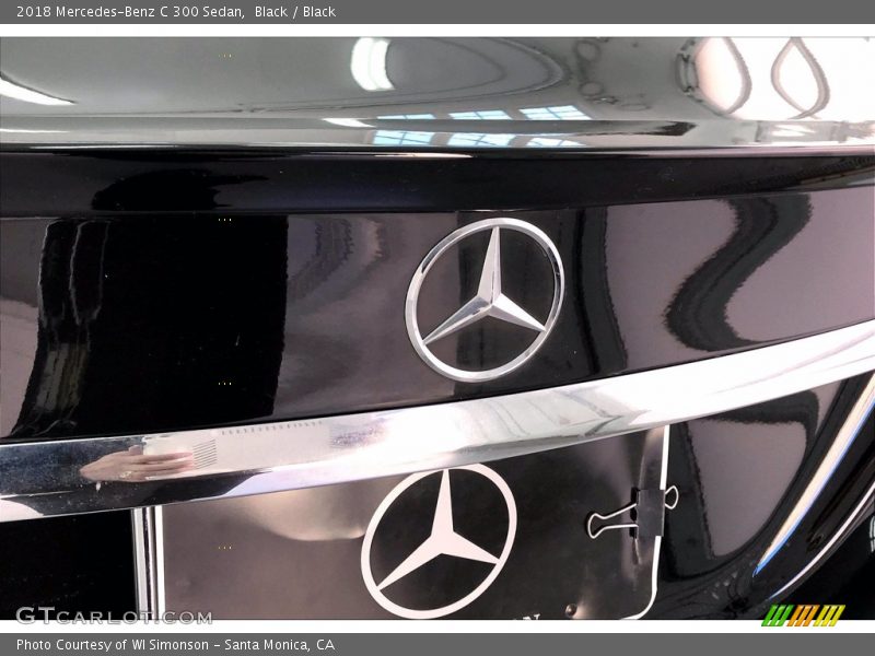 Black / Black 2018 Mercedes-Benz C 300 Sedan