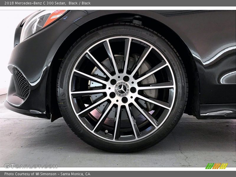 Black / Black 2018 Mercedes-Benz C 300 Sedan