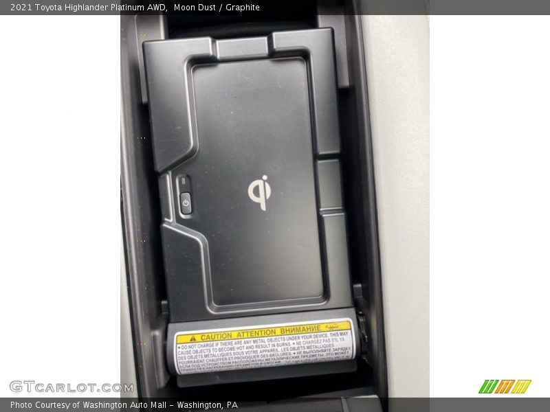 Moon Dust / Graphite 2021 Toyota Highlander Platinum AWD