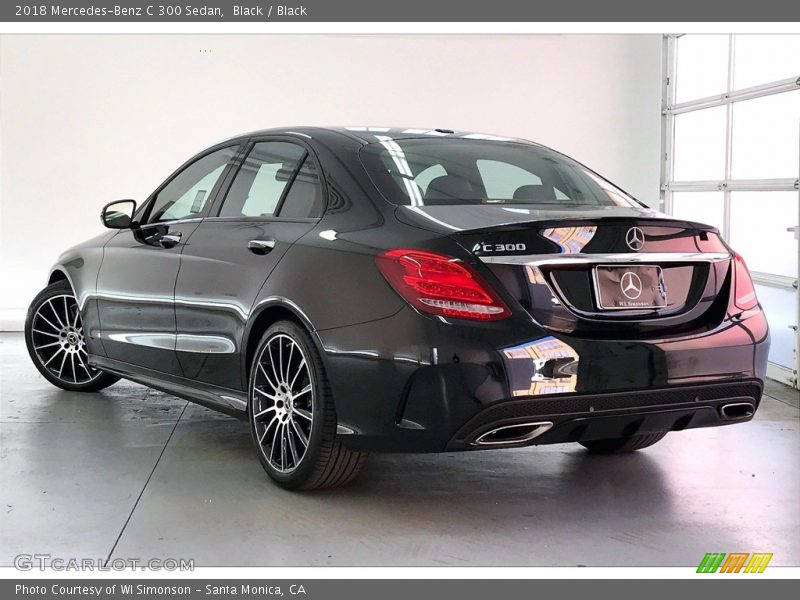 Black / Black 2018 Mercedes-Benz C 300 Sedan