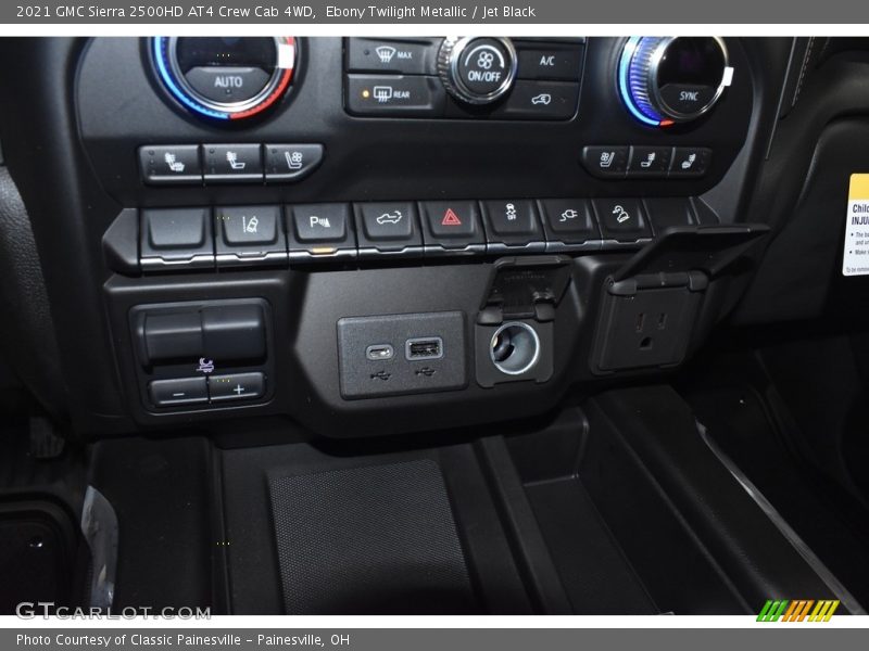 Ebony Twilight Metallic / Jet Black 2021 GMC Sierra 2500HD AT4 Crew Cab 4WD