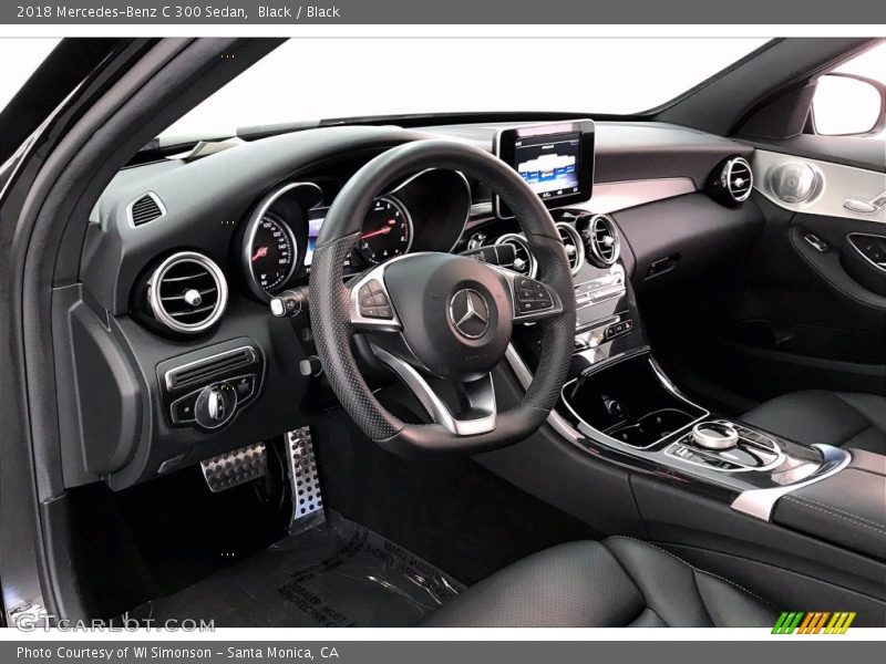 Black / Black 2018 Mercedes-Benz C 300 Sedan