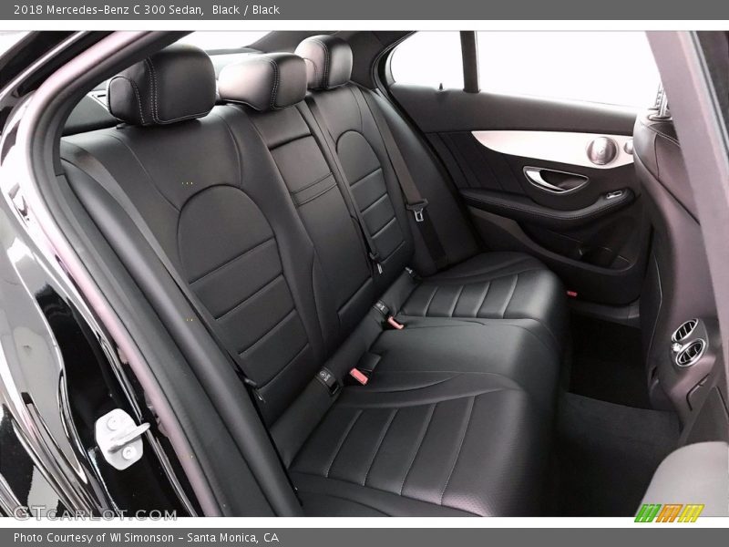 Black / Black 2018 Mercedes-Benz C 300 Sedan