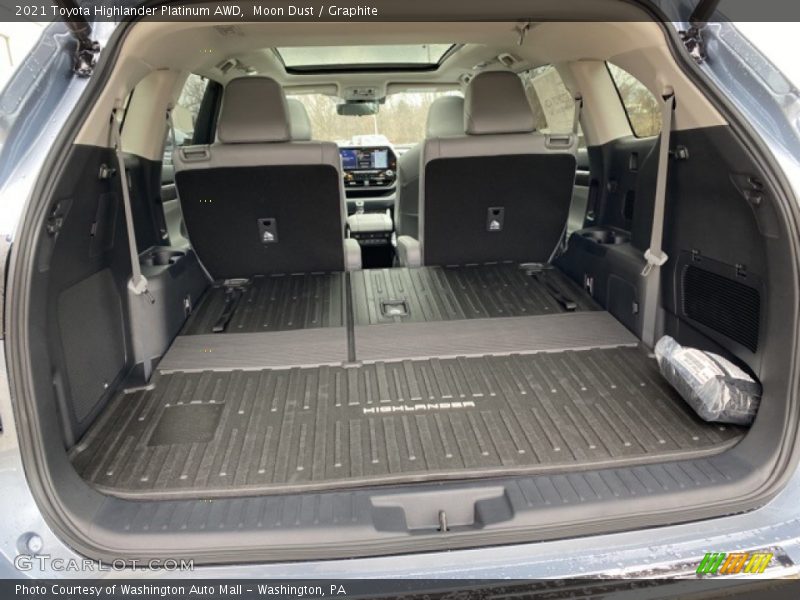 Moon Dust / Graphite 2021 Toyota Highlander Platinum AWD