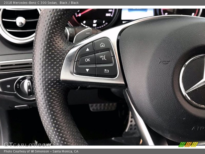 Black / Black 2018 Mercedes-Benz C 300 Sedan