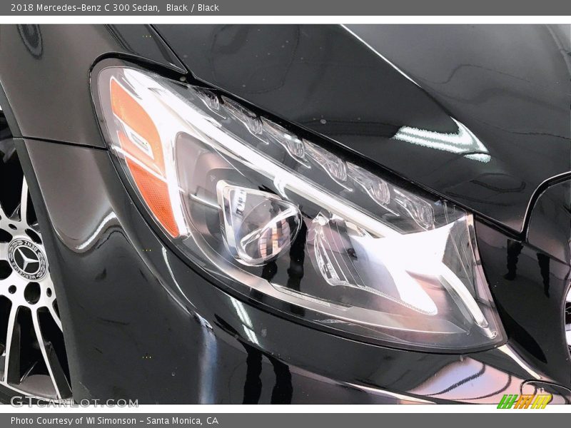 Black / Black 2018 Mercedes-Benz C 300 Sedan