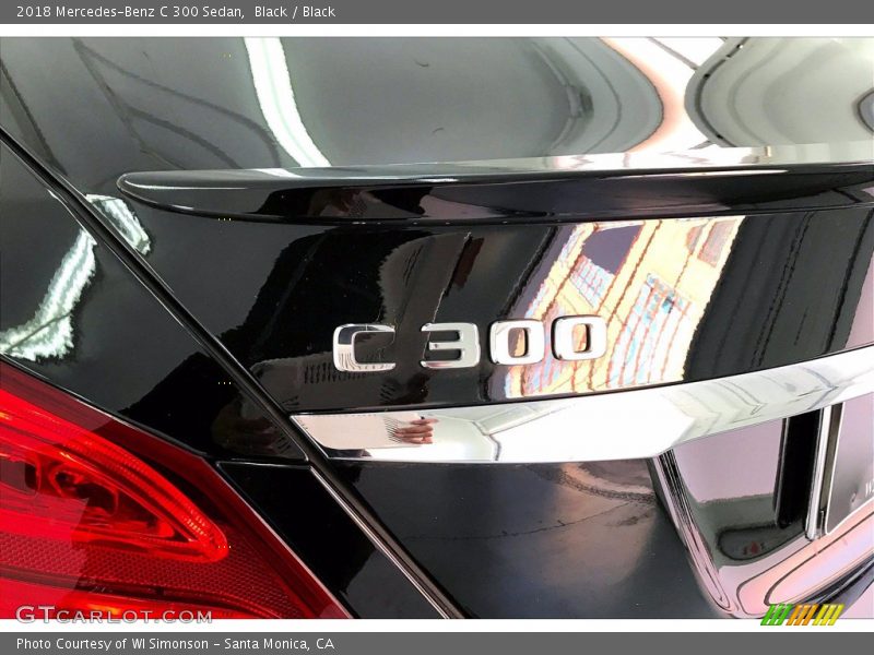 Black / Black 2018 Mercedes-Benz C 300 Sedan