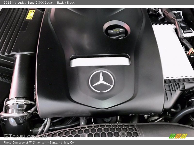 Black / Black 2018 Mercedes-Benz C 300 Sedan