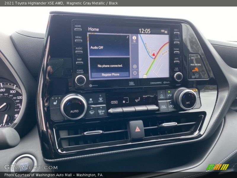 Magnetic Gray Metallic / Black 2021 Toyota Highlander XSE AWD