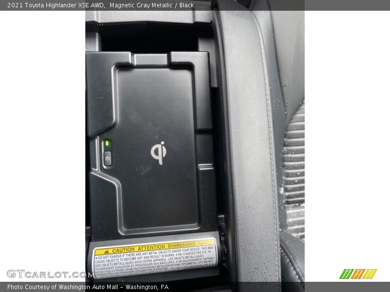 Magnetic Gray Metallic / Black 2021 Toyota Highlander XSE AWD