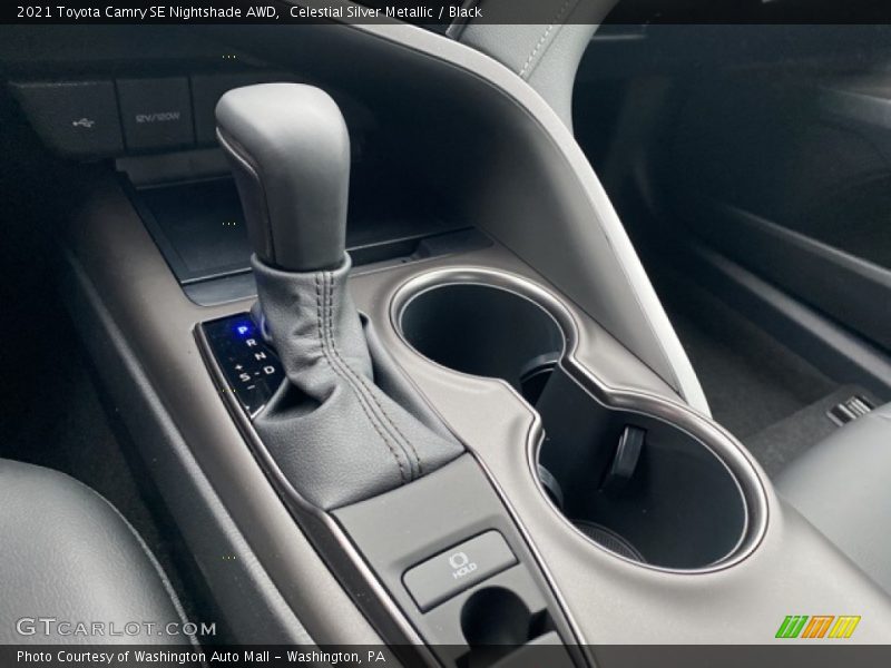 Celestial Silver Metallic / Black 2021 Toyota Camry SE Nightshade AWD