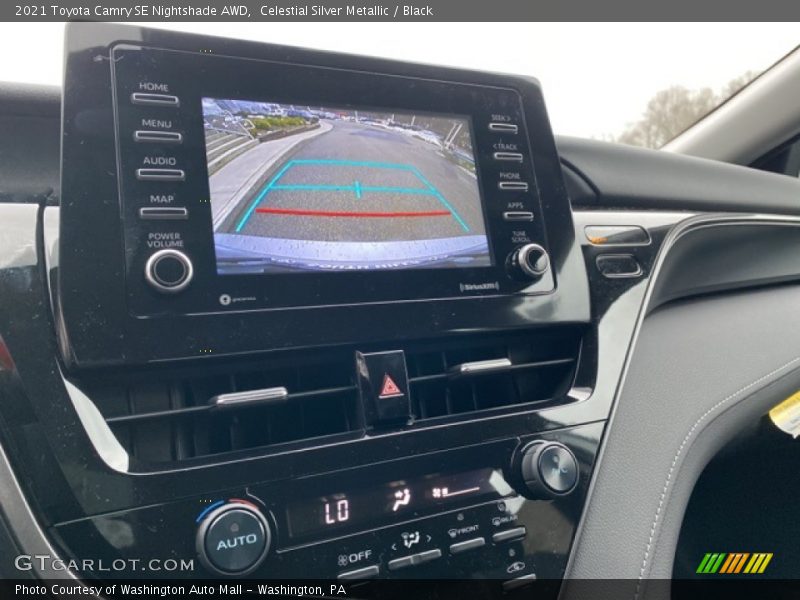 Celestial Silver Metallic / Black 2021 Toyota Camry SE Nightshade AWD