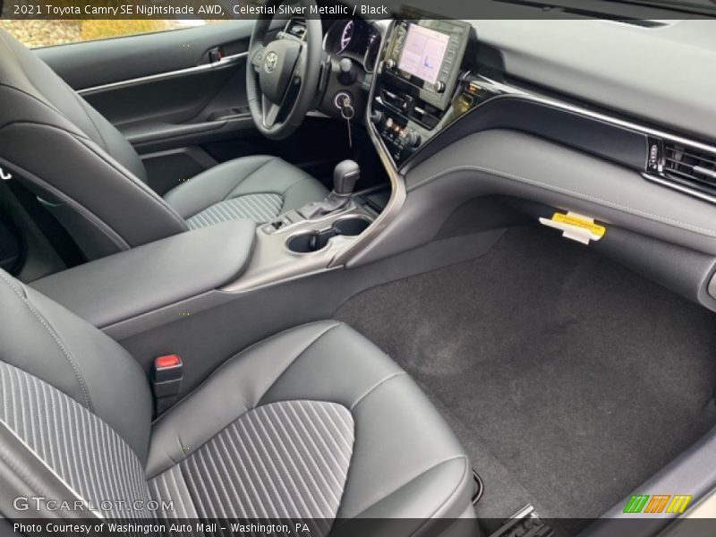 Celestial Silver Metallic / Black 2021 Toyota Camry SE Nightshade AWD