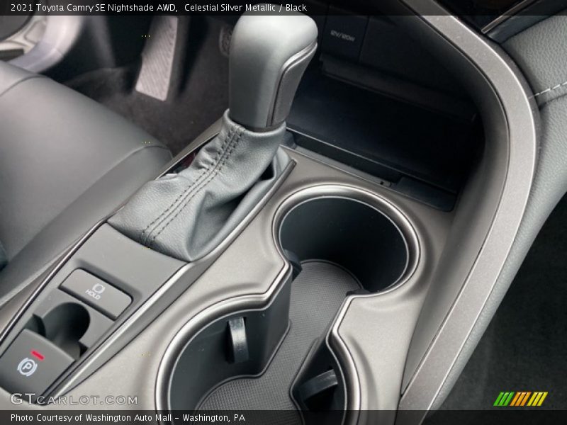 Celestial Silver Metallic / Black 2021 Toyota Camry SE Nightshade AWD