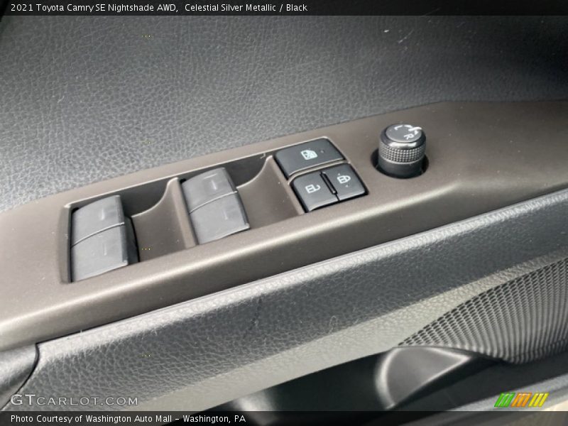 Celestial Silver Metallic / Black 2021 Toyota Camry SE Nightshade AWD