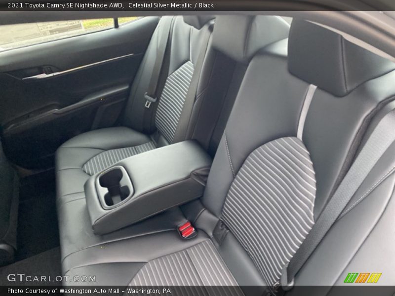 Celestial Silver Metallic / Black 2021 Toyota Camry SE Nightshade AWD