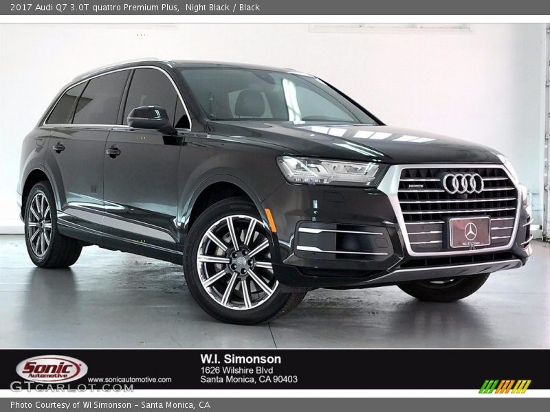 Night Black / Black 2017 Audi Q7 3.0T quattro Premium Plus