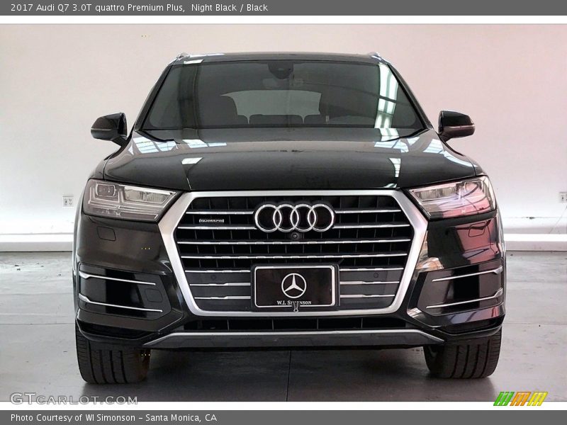 Night Black / Black 2017 Audi Q7 3.0T quattro Premium Plus