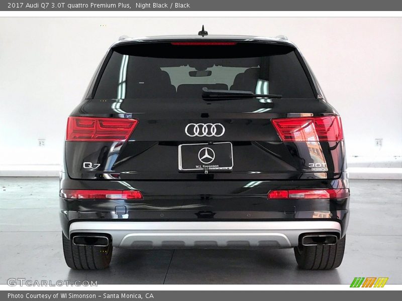 Night Black / Black 2017 Audi Q7 3.0T quattro Premium Plus