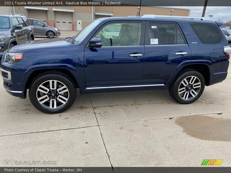 Nautical Blue Metallic / Redwood 2021 Toyota 4Runner Limited 4x4