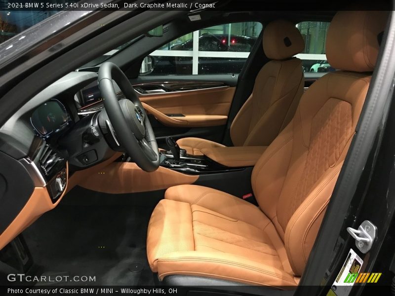 Dark Graphite Metallic / Cognac 2021 BMW 5 Series 540i xDrive Sedan