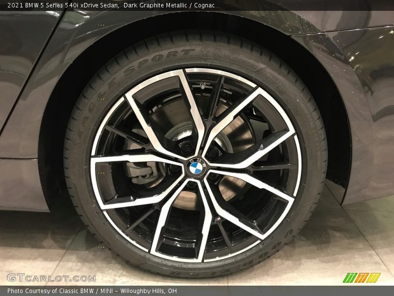 Dark Graphite Metallic / Cognac 2021 BMW 5 Series 540i xDrive Sedan