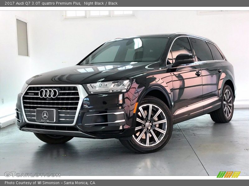Night Black / Black 2017 Audi Q7 3.0T quattro Premium Plus