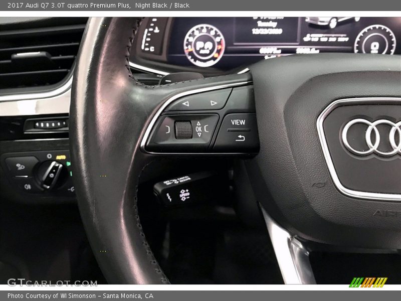 Night Black / Black 2017 Audi Q7 3.0T quattro Premium Plus