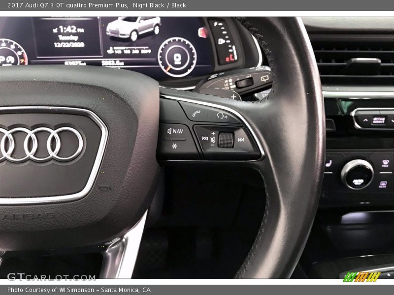 Night Black / Black 2017 Audi Q7 3.0T quattro Premium Plus