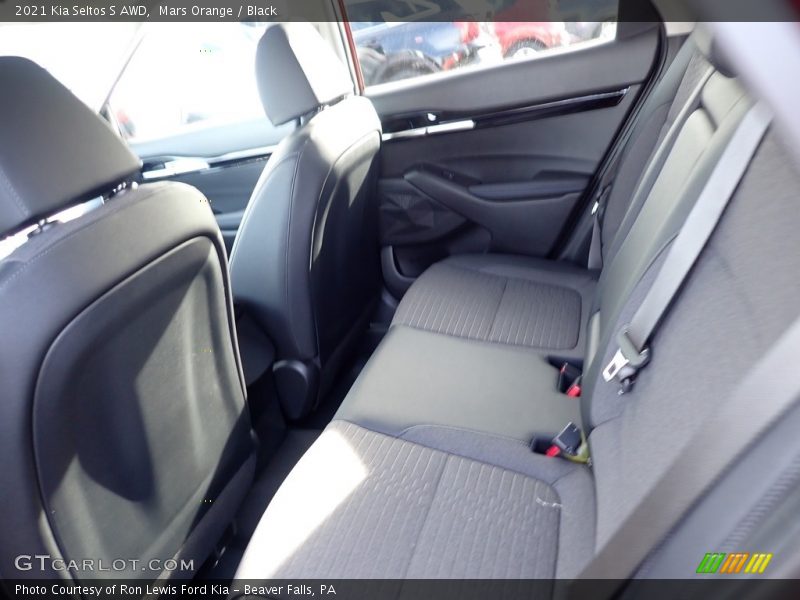 Mars Orange / Black 2021 Kia Seltos S AWD