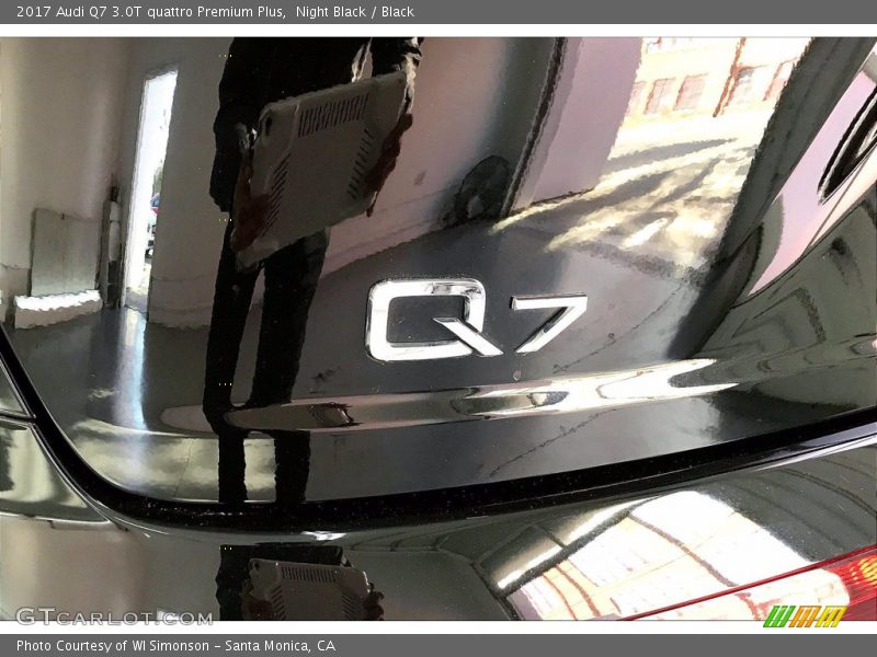 Night Black / Black 2017 Audi Q7 3.0T quattro Premium Plus