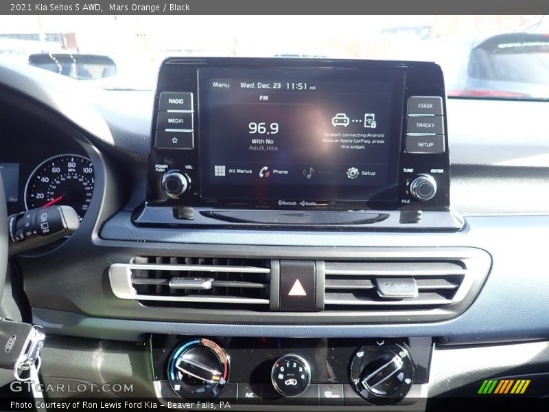 Mars Orange / Black 2021 Kia Seltos S AWD