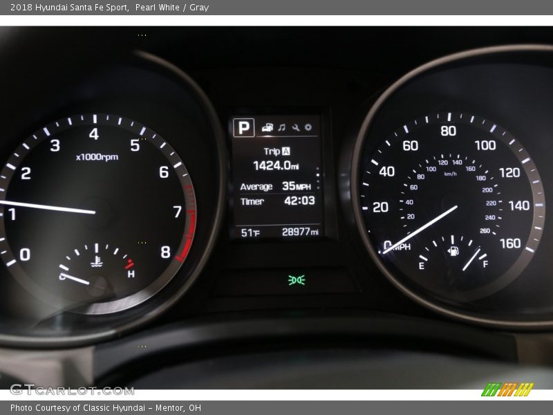  2018 Santa Fe Sport   Gauges