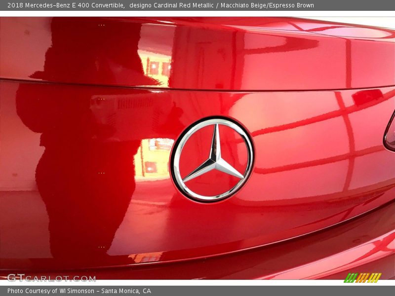 designo Cardinal Red Metallic / Macchiato Beige/Espresso Brown 2018 Mercedes-Benz E 400 Convertible