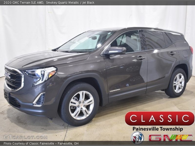 Smokey Quartz Metallic / Jet Black 2020 GMC Terrain SLE AWD