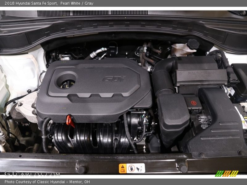  2018 Santa Fe Sport  Engine - 2.4 Liter GDI DOHC 16-Valve D-CVVT 4 Cylinder