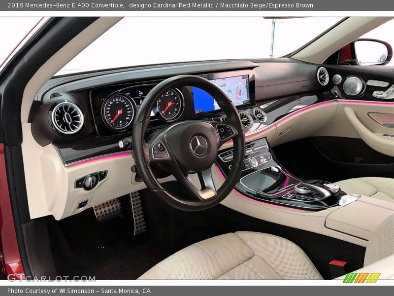 Macchiato Beige/Espresso Brown Interior - 2018 E 400 Convertible 