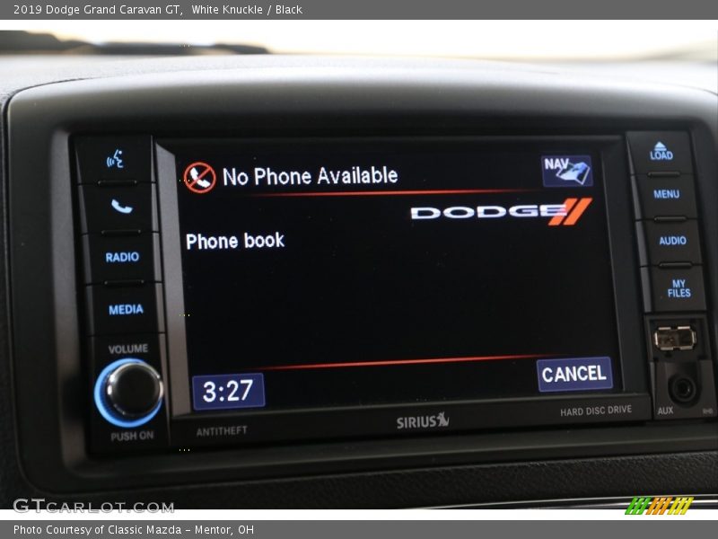 White Knuckle / Black 2019 Dodge Grand Caravan GT