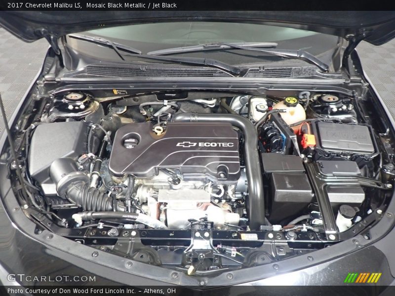 Mosaic Black Metallic / Jet Black 2017 Chevrolet Malibu LS