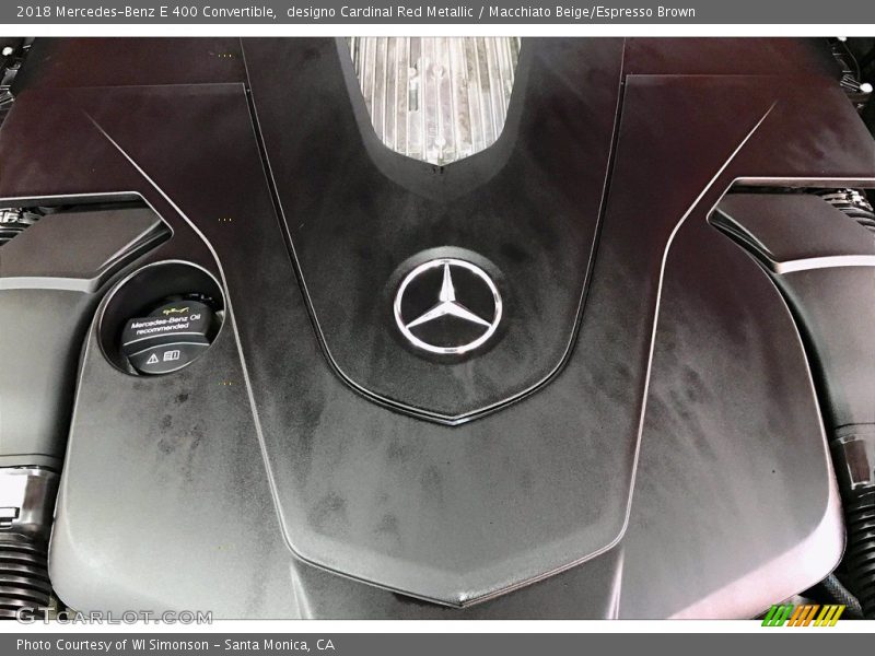 designo Cardinal Red Metallic / Macchiato Beige/Espresso Brown 2018 Mercedes-Benz E 400 Convertible