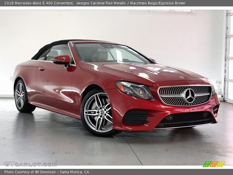 Front 3/4 View of 2018 E 400 Convertible