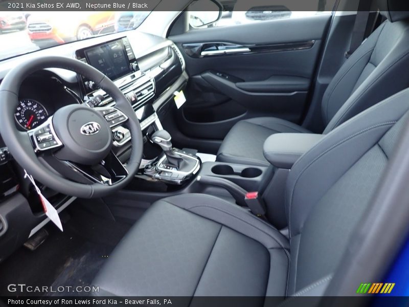 Neptune Blue / Black 2021 Kia Seltos EX AWD