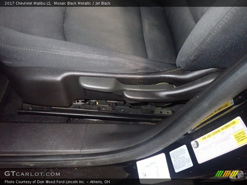 Mosaic Black Metallic / Jet Black 2017 Chevrolet Malibu LS