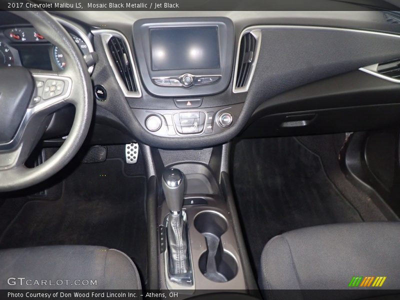 Mosaic Black Metallic / Jet Black 2017 Chevrolet Malibu LS